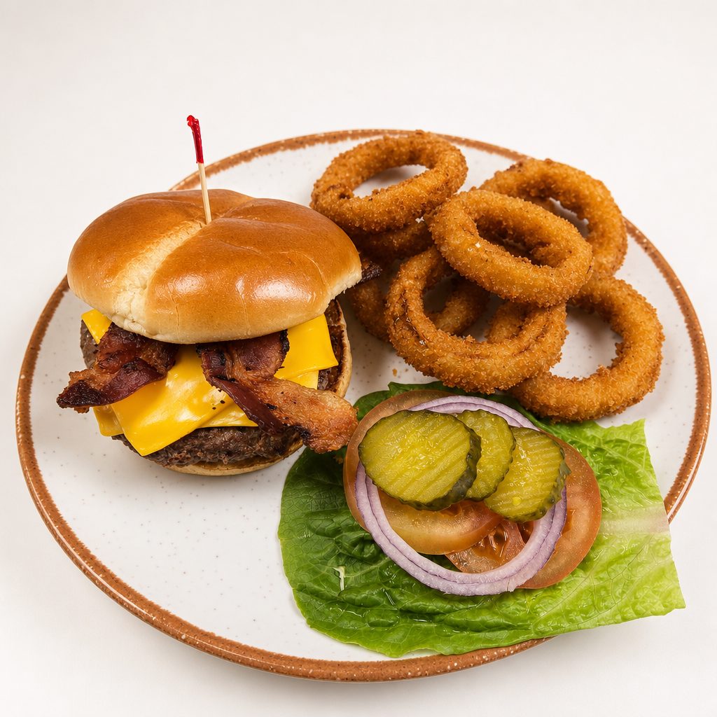 BACON CHEESEBURGER.