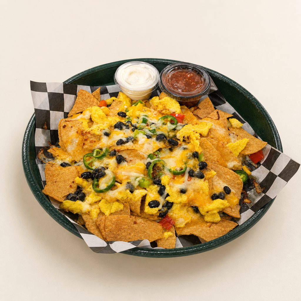 BREAKFAST NACHOS.