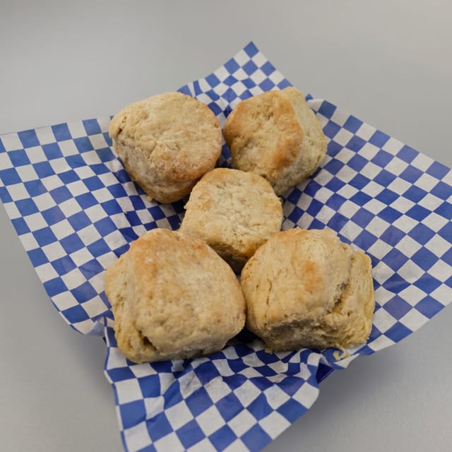 BASKET OF BISCUITS.