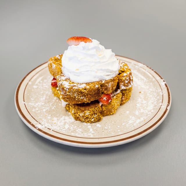 Strawberry Stuffed French Toast.
