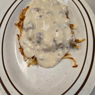 HASH BROWNS W GRAVY