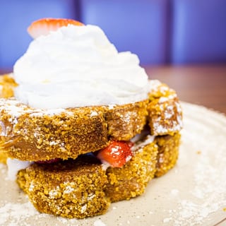 STRAWBERRY STUFFED FRENCH TOAST